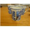 Image 4 : Multiple Spode Blue Room Collection Aesop's Fables Dishes: Teapot w/ Sugar & Creamer, Mugs, Bowls, e