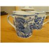 Image 5 : Multiple Spode Blue Room Collection Aesop's Fables Dishes: Teapot w/ Sugar & Creamer, Mugs, Bowls, e