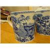 Image 6 : Multiple Spode Blue Room Collection Aesop's Fables Dishes: Teapot w/ Sugar & Creamer, Mugs, Bowls, e