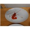 Image 15 : Multiple Y.Y. Japan Shrimp Dishes: Serving Platters, Plates, Bowls, etc Misc Sizes