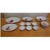 Image 1 : Multiple Y.Y. Japan Shrimp Dishes: Serving Platters, Plates, Bowls, etc Misc Sizes