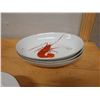 Image 24 : Multiple Y.Y. Japan Shrimp Dishes: Serving Platters, Plates, Bowls, etc Misc Sizes