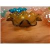 Image 27 : Qty 20 Iridescent Ruffled Bowls, Misc Colors & Sizes