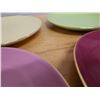 Image 12 : Qty 6 Colored Plates in Classic Coffee & Tea Box, 7.5" Dia