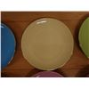 Image 6 : Qty 6 Colored Plates in Classic Coffee & Tea Box, 7.5" Dia