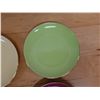 Image 9 : Qty 6 Colored Plates in Classic Coffee & Tea Box, 7.5" Dia
