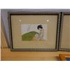 Image 4 : Qty 4 Asian Artworks, Framed & Matted 14" x 11"