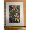 Image 8 : Floral Kopiko Artwork Numbered 2/50 by Artist A. Johnsen w/ COA, Unframed 12.5" x 17.5"