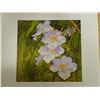 Image 2 : Thunbergia Artwork Numbered 2/50 by Artist A. Johnsen w/ COA, Unframed 14" x 14"