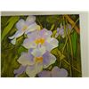 Image 4 : Thunbergia Artwork Numbered 2/50 by Artist A. Johnsen w/ COA, Unframed 14" x 14"
