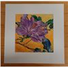 Image 1 : Blue Hibiscus Artwork Numbered 2/50 by Artist A. Johnsen w/ COA, Unframed 14" x 14"