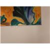 Image 7 : Blue Hibiscus Artwork Numbered 2/50 by Artist A. Johnsen w/ COA, Unframed 14" x 14"