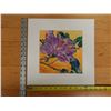 Image 9 : Blue Hibiscus Artwork Numbered 2/50 by Artist A. Johnsen w/ COA, Unframed 14" x 14"