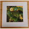Image 1 : Milo Flower Artwork Numbered 2/50 by Artist A. Johnsen w/ COA, Unframed 14" x 14"