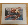 Image 1 : Pele Moe Artwork Numbered 83/1800 by Janet Stewart, Unframed 24" x 20"