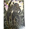 Image 4 : Garden Hula Colored 9/16/1996 by Tomas Belsky, Unframed 15" x 22"