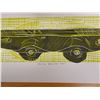 Image 4 : Vailima Vehicles Ltd Artwork Numbered 2/9  by Artist Thupe Tuffy (?), Unframed 28" x 10"