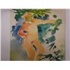 Image 3 : Abstract Nude Figure Artwork  by Artist George Woollard, Unframed 12" x 14"