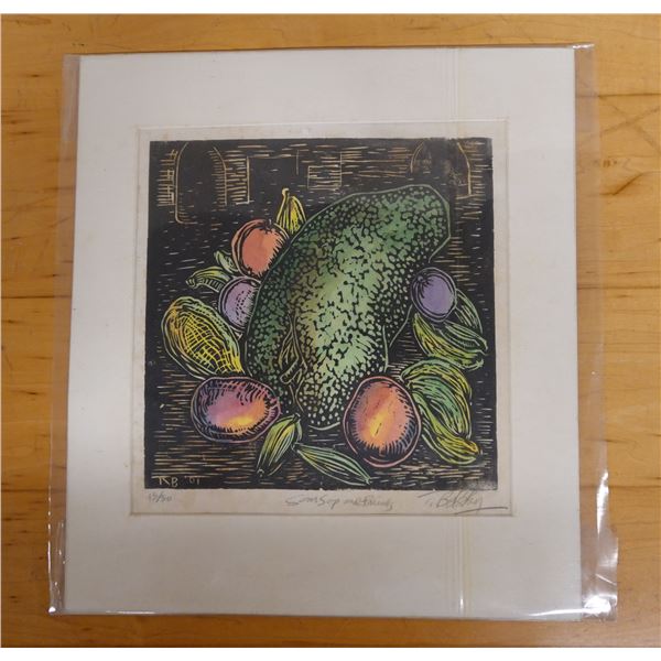 Samsop and Friends Artwork Numbered 15/50  by Artist by Tomas Belsky, Unframed 13" x 14.5"