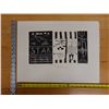 Image 6 : Star Artwork Numbered 8/28  by Artist John Pule 2000, Unframed 19.5" x 15"