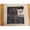 Image 2 : Mamao Artwork Numbered 1/14  by Artist John Pule, Unframed 22" x 25"