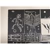 Image 3 : Mamao Artwork Numbered 1/14  by Artist John Pule, Unframed 22" x 25"