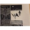 Image 4 : Mamao Artwork Numbered 1/14  by Artist John Pule, Unframed 22" x 25"