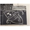 Image 5 : Mamao Artwork Numbered 1/14  by Artist John Pule, Unframed 22" x 25"