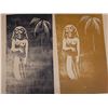 Image 10 : Qty 2 LBF Artworks Stamped HIVA-OA Paul Gauguin, Unframed 15" x 12"