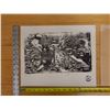 Image 8 : Qty 2 LBF Artworks Stamped HIVA-OA Paul Gauguin, Unframed 15" x 12"