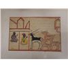 Image 7 : Qty 3 Rajasthan Primitive 18th Century Reproduction Artworks, Unframed 11" x 14"