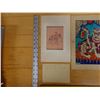 Image 13 : Qty 4 Artworks: Taj Mahal Hotel Postcard, Elephant, Tiger & Persian King, Unframed, Misc Sizes