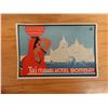 Image 2 : Qty 4 Artworks: Taj Mahal Hotel Postcard, Elephant, Tiger & Persian King, Unframed, Misc Sizes