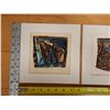 Image 13 : Qty 3 Abstract Artworks by Michel Tuffery: Aloha 'oe Lumei, Ea Fa & Tama Tulu Calvary, 8" x 8"
