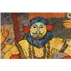 Image 3 : Narsingh Avtar Hindu Artwork, Unframed 19" x 17"