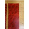 Image 4 : Qty 2 Red & Black Abstract Artwork, Numbered & Signed by Artist, 5" x 20"