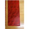 Image 5 : Qty 2 Red & Black Abstract Artwork, Numbered & Signed by Artist, 5" x 20"