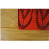 Image 6 : Qty 2 Red & Black Abstract Artwork, Numbered & Signed by Artist, 5" x 20"