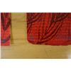 Image 8 : Qty 2 Red & Black Abstract Artwork, Numbered & Signed by Artist, 5" x 20"