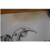 Image 7 : Waikato River Taniwha Artwork Numbered 56/60 by Buck Nin, Unframed 30" x 22.5"