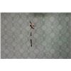 Image 4 : Asian Scroll w/ Abstract Art Figures & Calligraphy 21.5" x 48"