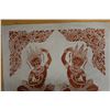 Image 4 : Dancing Buddha Temple Rubbing Artwork, Unframed 13" x 14.5"