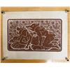 Image 1 : Pele & Kamapua'a Artwork by Dietrich Varez 1986, Unframed 24" x 18"