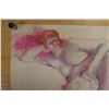 Image 2 : Female Nude Artwork by Sue Hansen (?) '75, Unframed 24" x 19"
