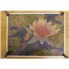 Image 1 : Water Lily Artwork by Russell Lowrey, Unframed 23" x 17.5"