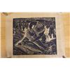 Image 2 : Suisan Artwork Numbered 21/00 by Artist by Tomas Belsky, Unframed 23" x 21"