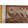 Image 3 : Hawaiian Canoe Paddlers Artwork by Artist Dietrich Varez, Unframed 24" x 18"