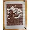 Image 1 : Ki Ho'alu Artwork by Artist Dietrich Varez, Unframed 18" x 24"