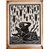 Image 1 : Kaho'olawe Artwork by Artist Dietrich Varez 1982, Unframed 18" x 24"