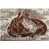 Image 3 : Pele & Kamapua'a Artwork Artist by Dietrich Varez 1986, Unframed 18" x 12"